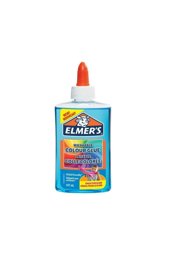 Elmers Şeffaf Renkli Yapıştırıcı Mavi 147 ML