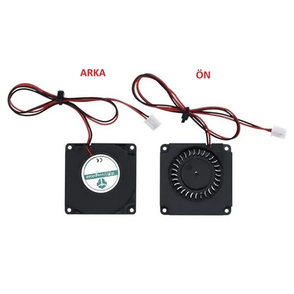 40x40x10 12V DC Yandan Salyangoz Fan 4010 Fan Fan 3D Printer Fanı - 2
