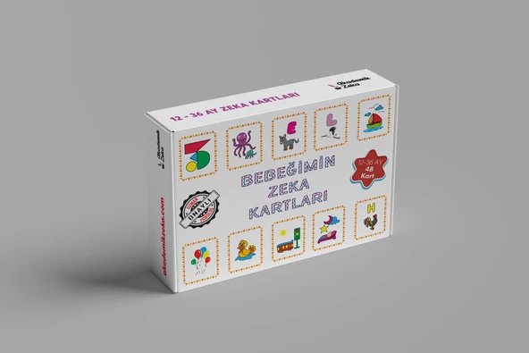 Akademik Zeka Bebeğimin Zeka Kartları 12-36 Ay