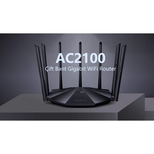 TENDA AC23 2033mbps AC2100 Dual Band Mesafe Genişletici Router - 2