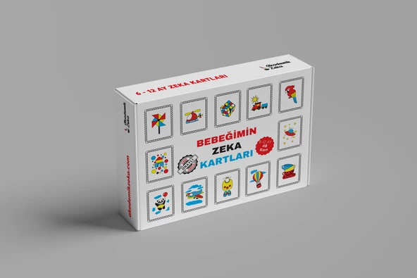 Akademik Zeka Bebeğimin Zeka Kartları 0-12 Ay