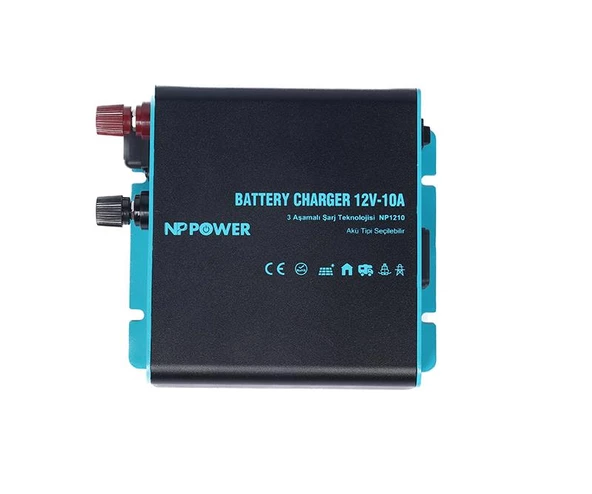 NP1210 NP Power 12V 10A Akü Şarj Cihazı - 4