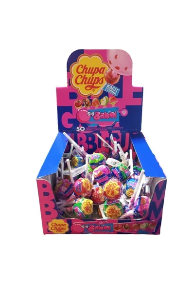 Chupa Chups Sakız Dolgulu Karışık Lolipop Şekerleme 50 Adet x 12 g - 2