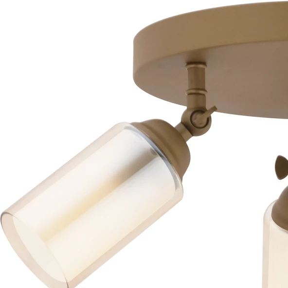 Apliqa Julia 3'lü Eskitme Plafonyer Modern Oturma Odası, Koridor Salon Avize - 4