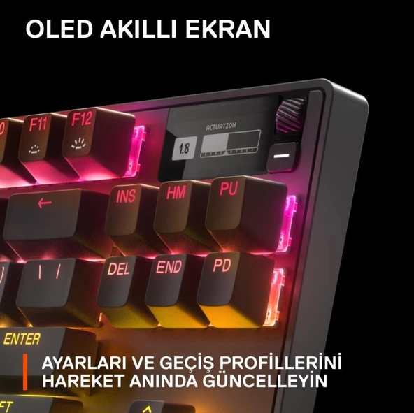 SteelSeries Apex Pro TKL RGB İngilizce Kablolu Mekanik Oyuncu Klavyesi - Outlet - 5