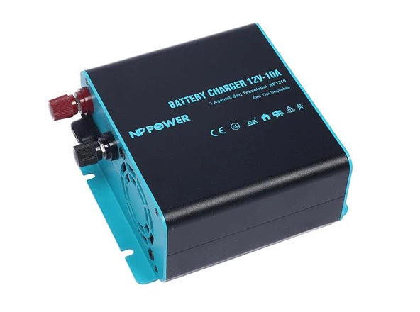 NP1210 NP Power 12V 10A Akü Şarj Cihazı - 6