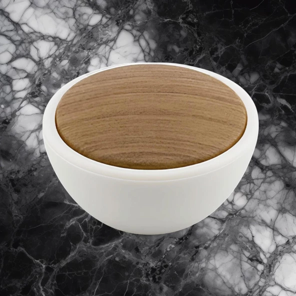 Polimer Düğme Kulp Dışbükey Aytaşı Ceviz Dolap Mobilya Mutfak Dolabı Çekmece Kulpu Kulbu ürün görseli