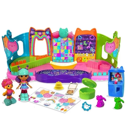 Gabby Dollhouse Parti Salonu Oyun Seti 6069755 - 2
