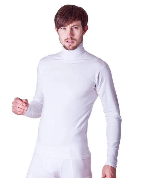 3 Adet Dono Erkek Likralı Balıkçı Yaka Uzun Kol Fanila Atlet 1251 ürün görseli