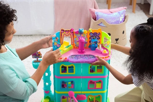 Gabby Dollhouse Parti Salonu Oyun Seti 6069755 - 7