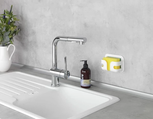 Bulaşık Sünger Tutucu Ve Süngeri - Resim 3