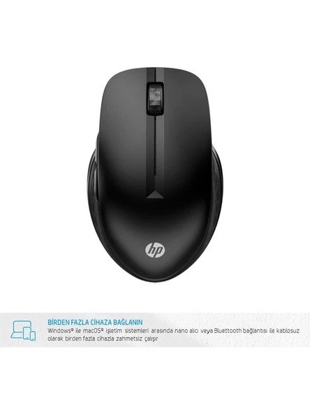 Hp 430 Çoklu Cihaz Bağlantılı Bluetooth Mouse 3B4Q2AA