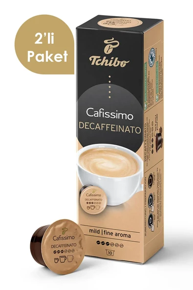 Tchibo Cafissimo Caffe Crema Decaffeinato 2x10 Adet Kapsül Kahve