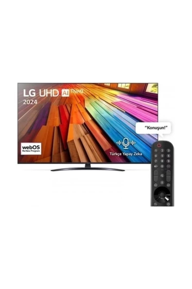 LG 55UT81006LA 4K Ultra HD 55" 140 Ekran Uydu Alıcılı webOS Smart LED TV