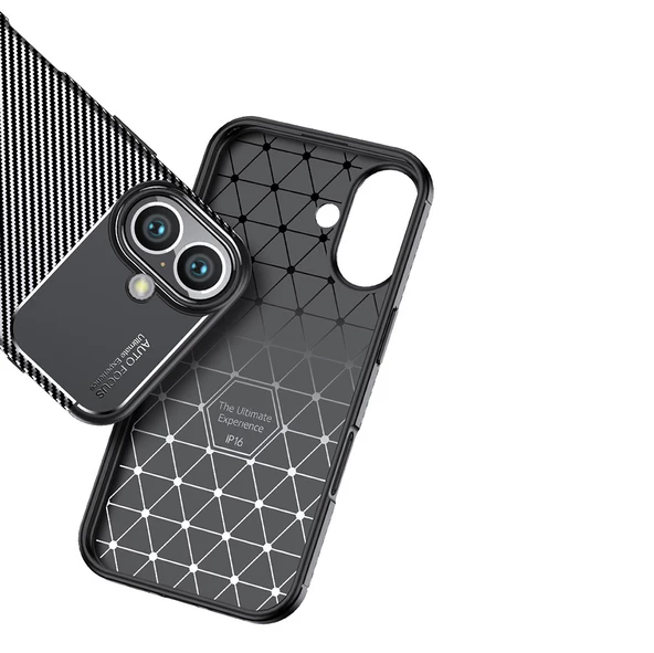 Apple iPhone 16 Kılıf Zore Negro Silikon Kapak - 10