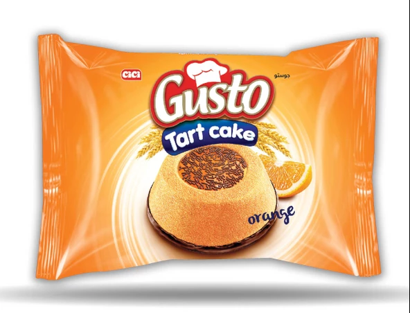 Gusto Tart Kek Portakal Jöleli 45 Gr. 24 Adet (1 Kutu) - Resim 2