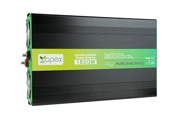 NPS1500-24 Apex 1500W Şarjlı Tam Sinüs İnverter 24V - 4