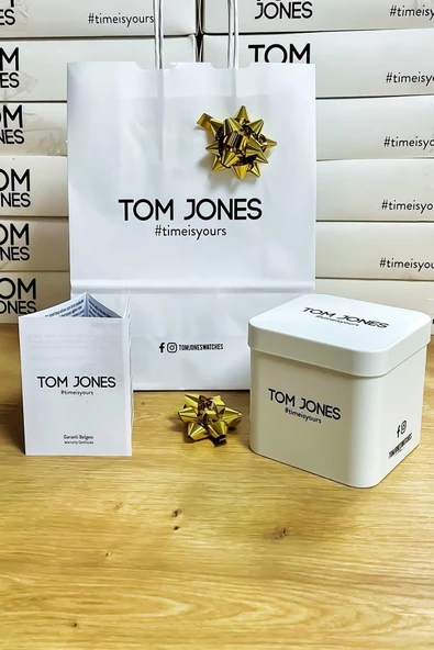 Tom Jones Çelik Kordon Kararma Renk Atma Yapmaz 3 Atm Suya Dayanıklı Kadın Kol Saati BTJ.1.2387.05 - 4