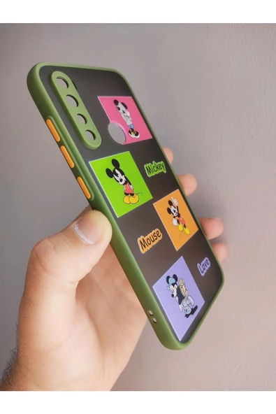 Xiaomi Redmi Note 8 Uyumlu Mickey Mouse Tuşları Renkli Hux Kılıf - 2