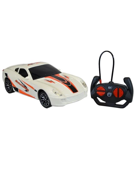 Ctoys Sports Car 27 Mhz Full Fonksiyon Uzaktan Kumandalı Chevrolet Corvette Beyaz CE 04 - 3