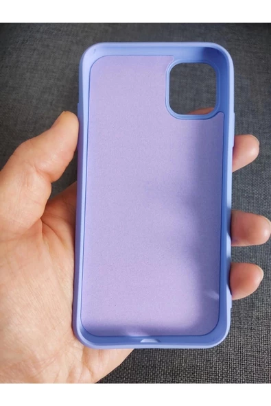 Iphone 11 Uyumlu Mickey Mouse Tasarım Içi Kadife Lansman Telefon Boyun Askılı Set Kılıf - 4