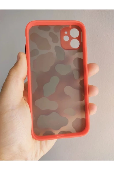 Iphone 11 Uyumlu Inek Tasarım Tuşları Renkli Hux Kılıf - 6