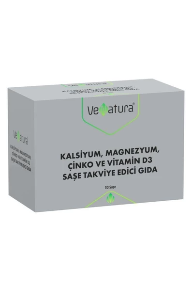 VeNatura Kalsiyum, Magnezyum, Çinko Ve Vitamin D3 30 Saşe - 1