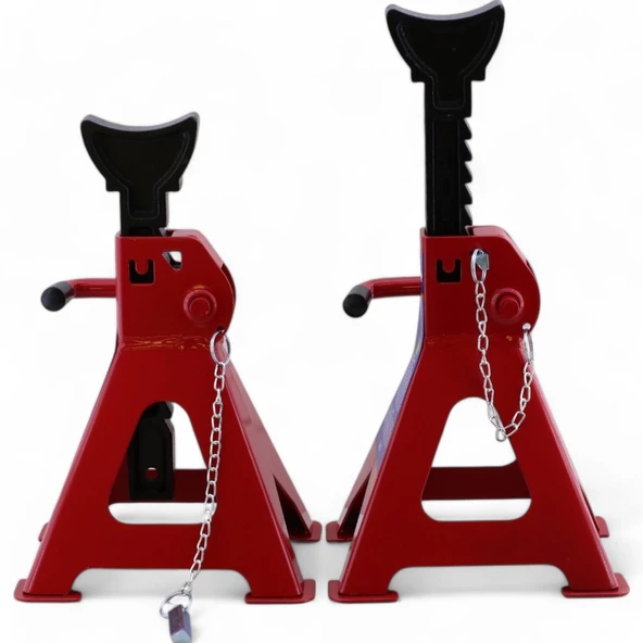 2'li Sehpa Kriko 3 Ton Oto Araç Araba Kaldırma Sabitleme Kollu Seti Sehpa Tip Kiriko 3 Ton 1 Çift - Resim 7