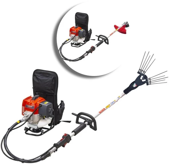 Kawasaki TJ53E Motorlu Baseh Flap Taraklı Zeytin Hasat Makinası