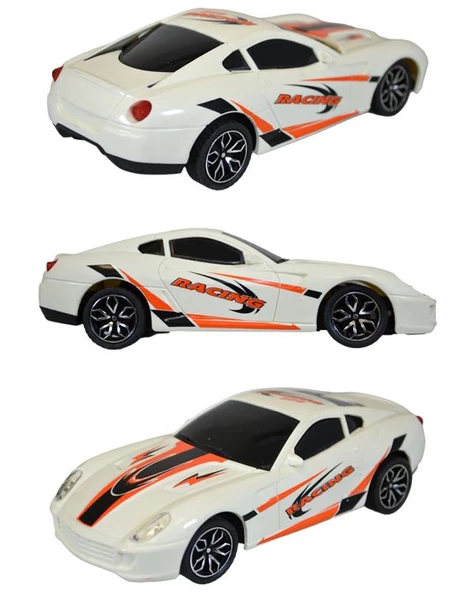 Ctoys Sports Car 27 Mhz Full Fonksiyon Uzaktan Kumandalı Chevrolet Corvette Beyaz CE 04 - 2