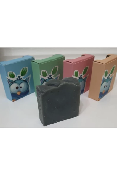 Confused Owl Organik El Yapımı Kömür ( Aktif Carbon) Sabunu  100 Gr
