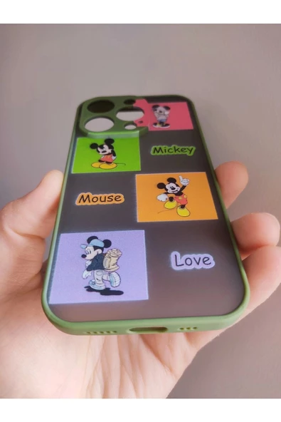 Iphone 14 Pro Uyumlu Mickey Mouse Tasarım Hux Kılıf - 4