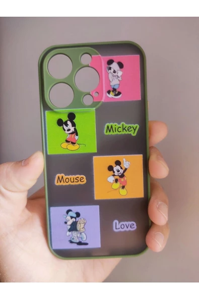 Iphone 14 Pro Uyumlu Mickey Mouse Tasarım Hux Kılıf - 1