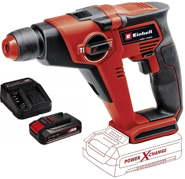 Einhell TE-HD 18 li Kit Akülü Pnömatik Darbeli Matkap (1x2.5 Ah)