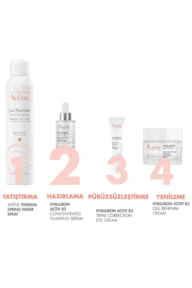 Avene Hyaluron Activ B3 Üçlü Düzeltici Göz Çevresi Bakımı Kremi 15 Ml