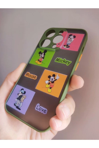 Iphone 14 Pro Uyumlu Mickey Mouse Tasarım Hux Kılıf - 3