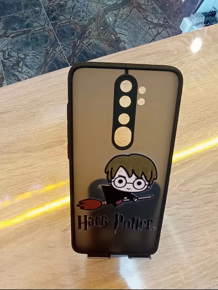 Xiaomi Redmi Note 8 Pro Uyumlu Kamera Korumalı Harry Potter Kılıf Tuşları Renkli Hux Kapak - 4