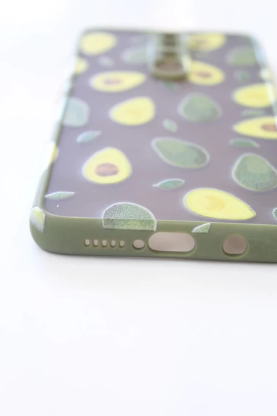 Xiaomi Redmi Note 8 Pro Uyumlu Kamera Korumalı Avokado Kılıf Özel Tasarım Tuşları Renkli Hux Kapak - 3
