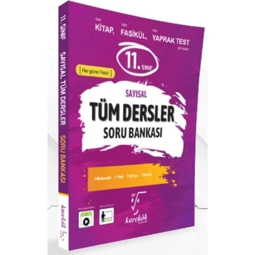 KAREKÖK 11.SINIF TÜM DERSLER SORU BANKASI SAYISAL