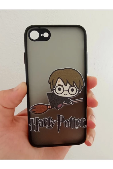 İPhone 7 İPhone SE 2020 Uyumlu Kamera Korumalı Harry Potter Kılıf Tuşları Renkli Hux Kapak