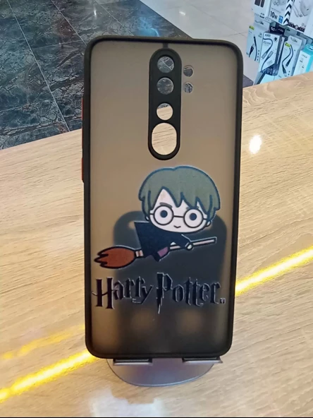 Xiaomi Redmi Note 8 Pro Uyumlu Kamera Korumalı Harry Potter Kılıf Tuşları Renkli Hux Kapak - 5
