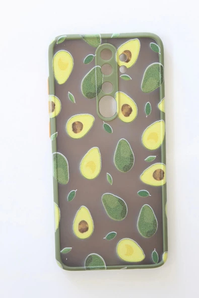 Xiaomi Redmi Note 8 Pro Uyumlu Kamera Korumalı Avokado Kılıf Özel Tasarım Tuşları Renkli Hux Kapak - 1