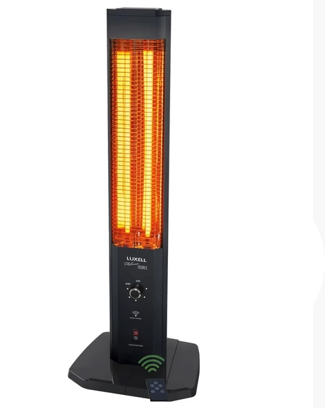 Luxell Mhr-1800 Çift Flament 1800 Watt Uzaktan Kumandalı Kule Tipi Isıtıcı