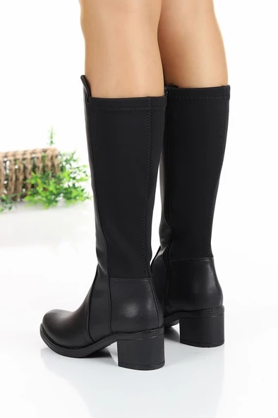 Fix 701 Deri Trend Fashion Kadın Çizme - 3