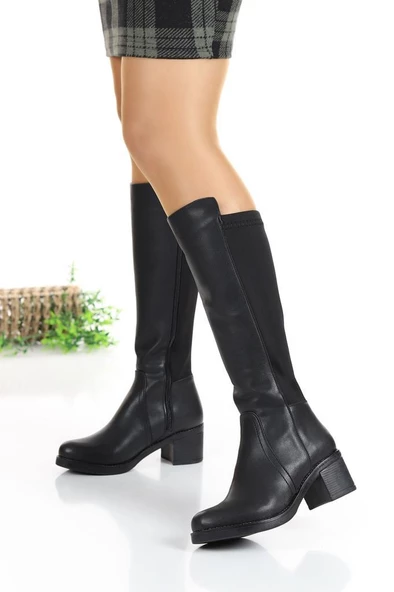 Fix 701 Deri Trend Fashion Kadın Çizme