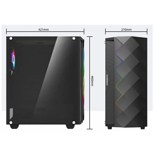 EXPER XCELLERATOR XC406 V2 CORE i5 13400F-32GB RAM-1TB NVME-8GB RTX4060-W11H GAMING PC - 2