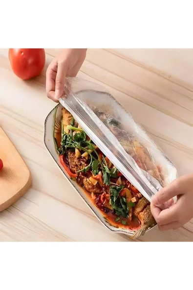 Selenica 200 Adet Pratik Tazeliği Koruyan Tencere ve Tabak Bonesi | Çok Amaçlı Kapak Gıda Bonesi - 3