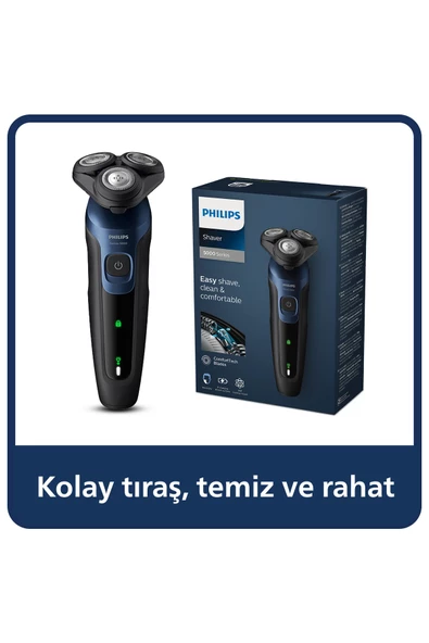 Philips S5445/03 Shaver Series 5000 Islak Kuru Tıraş Makinesi