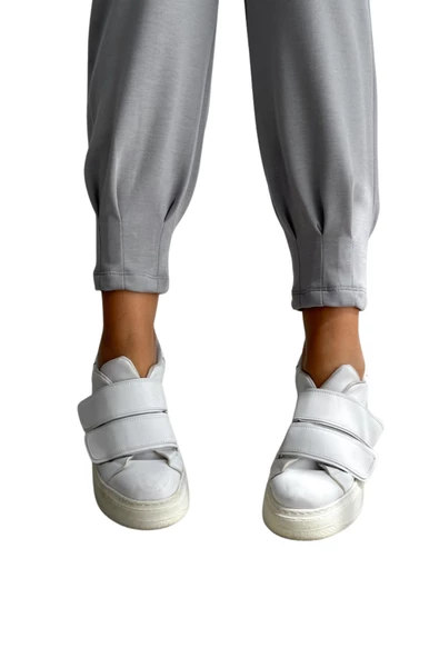 Pucka Kadın Paça Pileli Modal Pantolon 2358 - 2