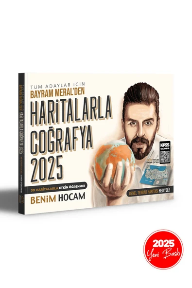 2025 TÜM ADAYLARA BAYRAM MERALDEN HARİTALARLA COĞRAFYA  BENİM HOCAM